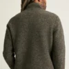 Pull à demi-zip en laine italienne