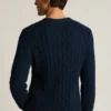 Pull en coton à mailles torsadées par Bonobos | Style hivernal tissé en Italie