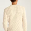 Pull en coton à mailles torsadées par Bonobos | Style hivernal tissé en Italie