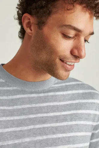 Pull en lin à col rond