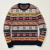 Pull Fair Isle NYC | Pull Fair Isle pour homme avec les icônes de NYC