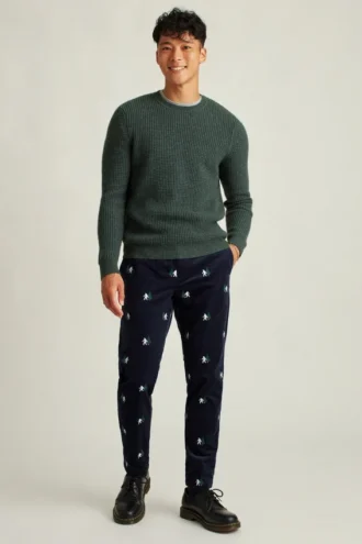 Pull gaufré en mélange de laine de yack