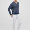 Pull Henley en coton écologique
