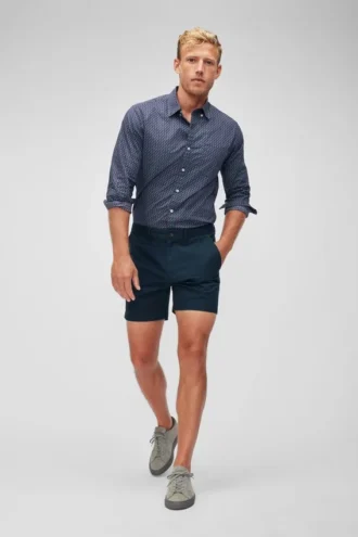 Short chino d&rsquo;été léger et extensible