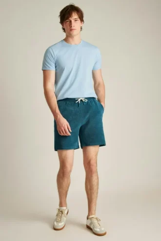 Short en tissu éponge