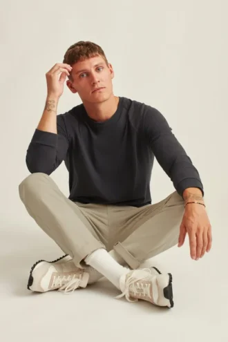 Stretch Washed Chino : coupe ajustée et Slim Fit