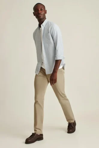 Stretch Washed Chino : coupe ajustée et Slim Fit