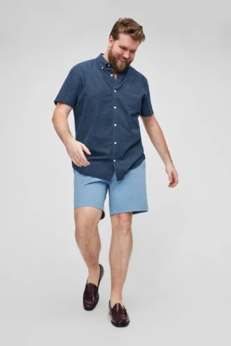 Stretch Washed Chino Shorts Grandes tailles