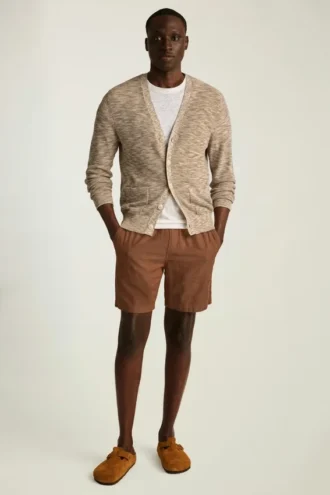 Superbe cardigan italien à effet délavé de Bonobos
