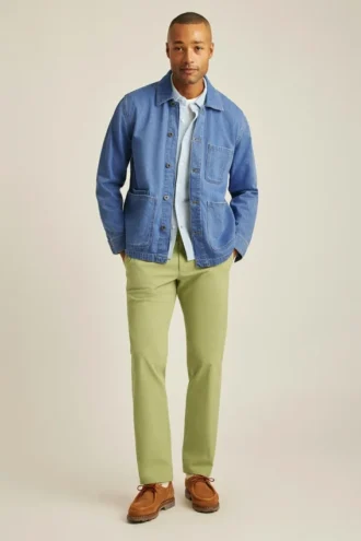 Surchemise en denim de chanvre