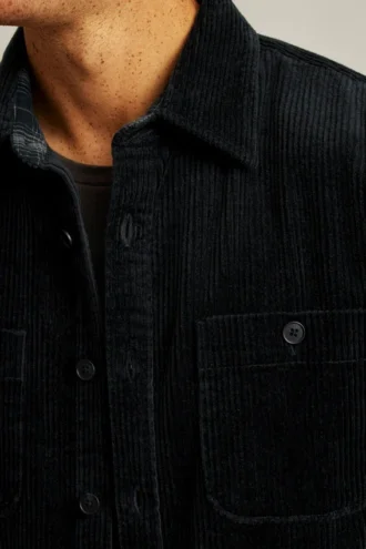 Surchemise en velours côtelé