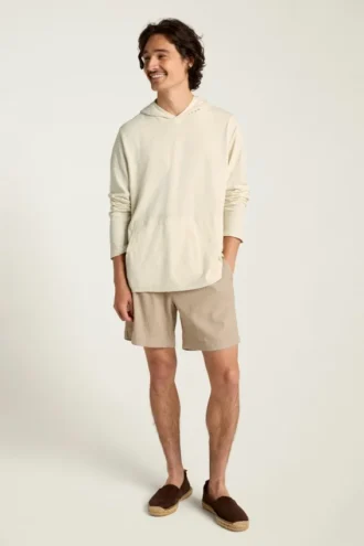 Sweat à capuche délavé pour homme