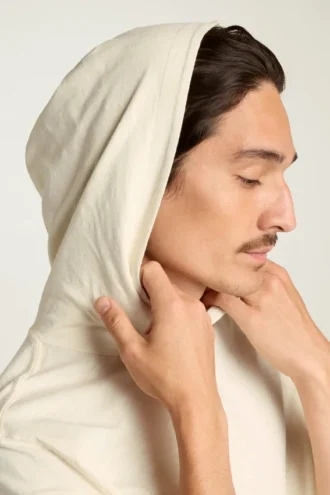 Sweat à capuche délavé pour homme