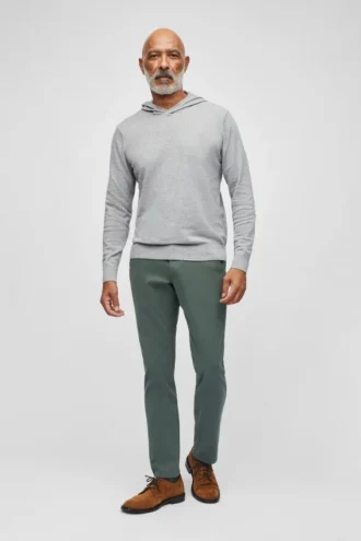 Sweat à capuche en coton et cachemire lavable