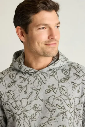 Sweat à capuche en molleton français pour homme par Bonobos | Brodé, épaisseur moyenne, confortable