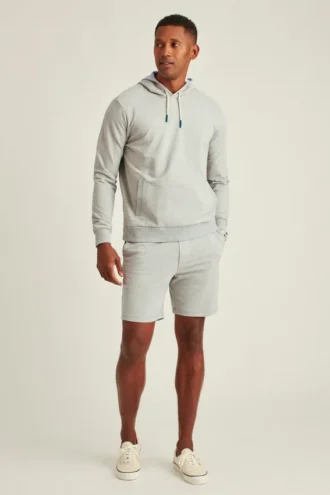 Sweat à capuche en molleton stretch