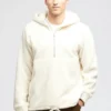 Sweat à capuche mi-zippé Sherpa pour homme