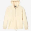Sweat à capuche mi-zippé Sherpa pour homme