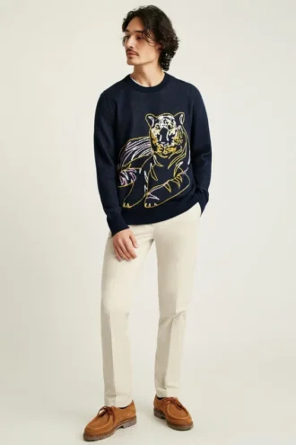 T-shirt à col rond Electric Tiger