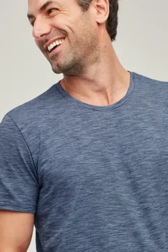 T-shirt en coton texturé