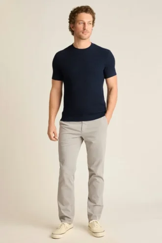 T-shirt en maille pour homme par Bonobos | Un incontournable raffiné pour les superpositions en coton