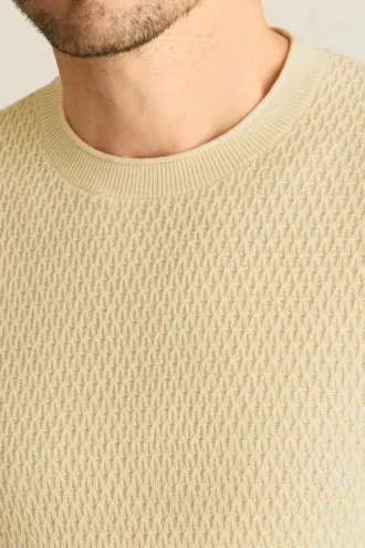 T-shirt en maille pour homme par Bonobos | Un incontournable raffiné pour les superpositions en coton