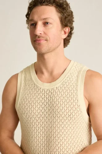 T-shirt en maille pour homme par Bonobos | Un incontournable raffiné pour les superpositions en coton