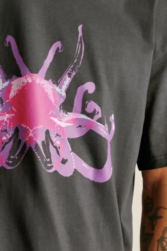 T-shirt graphique ample à manches courtes Fielder