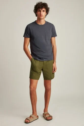 T-shirt teint en pièce