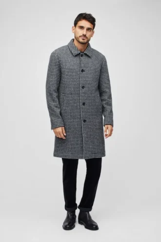 Trench-coat en laine italienne