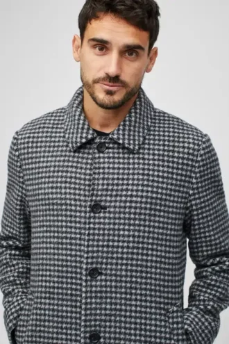 Trench-coat en laine italienne