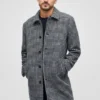 Trench-coat en laine italienne