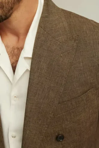 Unconstructed Double Breasted Blazer Jetsetter