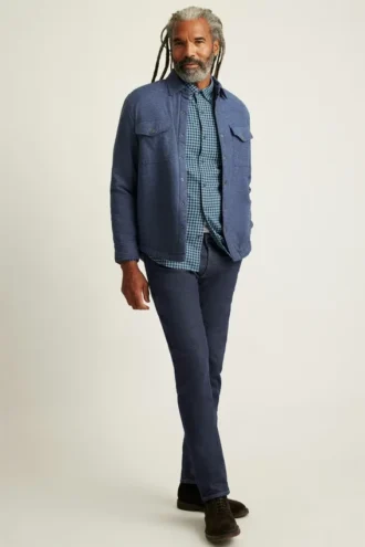 Veste-chemise doublée en polaire Teddy