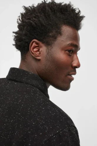 Veste chemise en molleton