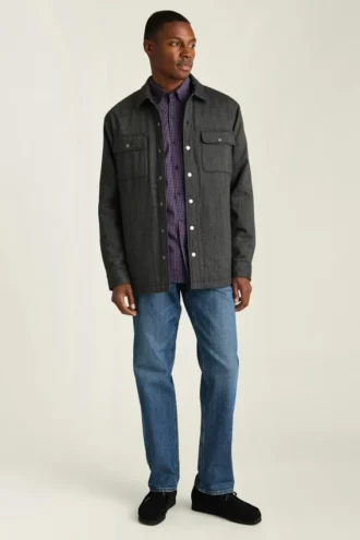 Veste-chemise pour homme par Bonobos | Veste-chemise en sergé brossé italien