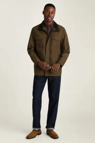 Veste de campagne pour homme par Bonobos | Manteaux et vestes d&rsquo;automne en coton ciré