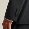 Veste de costume en laine italienne 120S de qualité supérieure