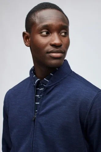 Veste de golf doublée en polaire