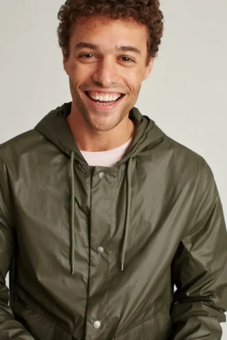 Veste de pluie en nylon recyclé