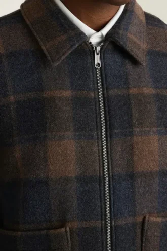 Veste de pont pour homme par Bonobos | Style matelassé en laine traditionnelle