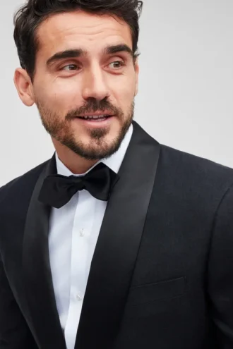 Veste de smoking en lin italien extensible Capstone