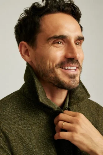 Veste de travail en tweed britannique