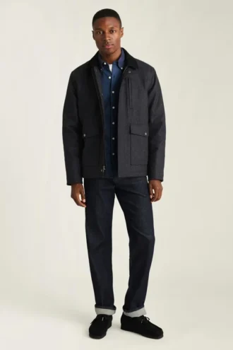 Veste doublée de laine pour homme par Bonobos | Laine italienne, style lodge