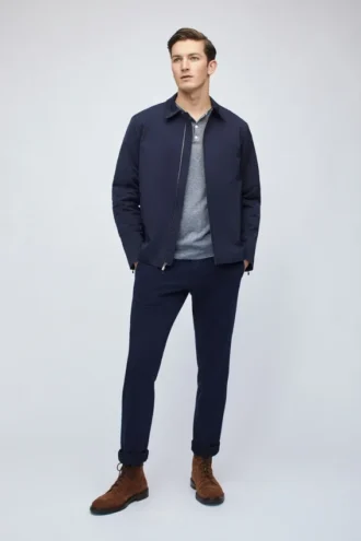 Veste en nylon à fermeture éclair intégrale