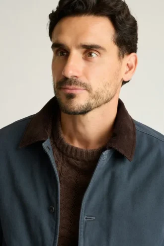 Veste en toile pour homme de Bonobos | Vêtement de travail de ranch doublé de flanelle